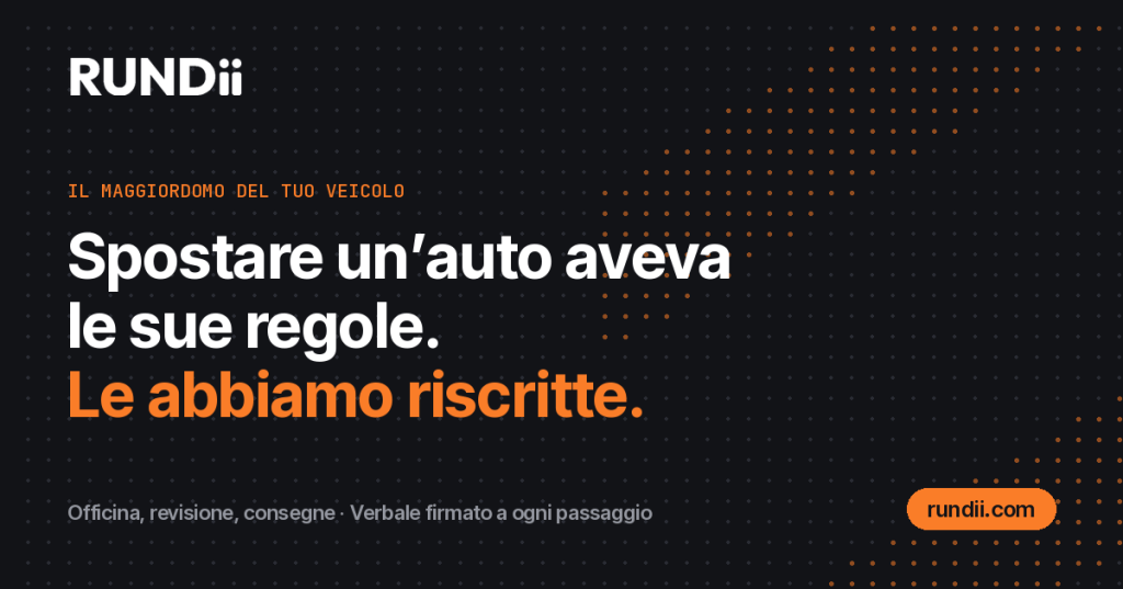 Lasciare l’auto a qualcun altro: cosa controllare prima e dopo